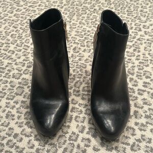 Banana Republic Sleek Black Ankle Booties